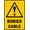 Warning Sign 5, variant on Bully Free Zone School Yard Sign - 8"x12" UV Printed Rust Free Aluminum, Outdoor Alert Sign for Home Business Driveway