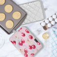 thumbnail image 5 of 2 Pack Pot Holders for Kitchen Heat Resistant Hot Pads Sets for Cooking Baking Watercolor Sparkling Cherries, 5 of 7