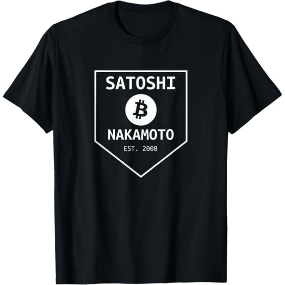 Satoshi Nakamoto Bitcoin BTC Cryptocurrency Shirt T-Shirt