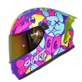 thumbnail image 1 of Casco para moto talla M Twist Fuchsia matte 526SP Shaft purpura, 1 of 3