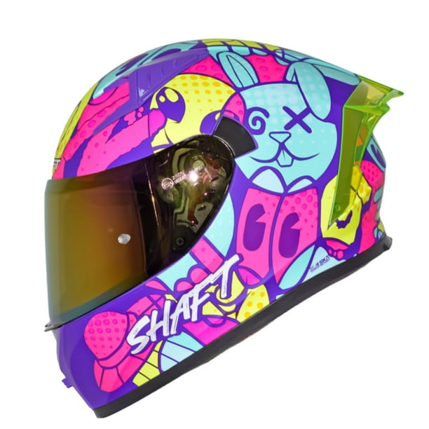 Casco para moto talla M Twist Fuchsia matte 526SP Shaft purpura