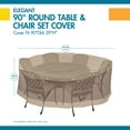 thumbnail image 3 of Duck Covers Elegant Waterproof 90 Inch Round Patio Table & Chair Set Cover, 3 of 13