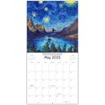 thumbnail image 4 of Starry Night National Park Calendar 12" x 24" Inches with Hand-Painted Art, 4 of 7