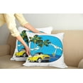 thumbnail image 2 of Ambesonne Colorful Throw Pillow Cover 2 Pack, Nostalgic Chevy Car, 24", Multicolor, 2 of 7