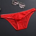 thumbnail image 1 of Calzoncillos transparentes de seda de hielo para hombre, ropa interior fina de cintura baja de malla, sexy, transpirable, de verano, pantalones de moda para jóvenes, 1 of 6
