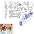 thumbnail image 1 of AMERTEER Rouleau de Dessin pour Enfants Diy Papier de Remplissage Coloré Jouet Éducatif Précoce, 1 of 7