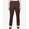 thumbnail image 6 of Alfred Dunner Womens Plus-Size Soft Twill Mid-Rise Regular Fit Straight Leg Short Length Casual Pant, 6 of 6