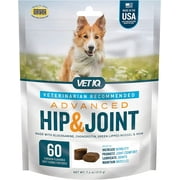 VetIQ Advanced Hip & Joint Soft Chews for Dogs, Chicken Flavored, 7.4 oz, 60 Count