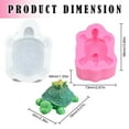 thumbnail image 3 of Dusknt Silicone Turtle Mold Baking Flexible Chocolate Mold Sugar Cube Mold (Turtle Jelly Large Turtle 237G) Sm-4332, Biscuit Moulds, 3 of 9
