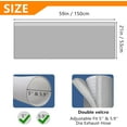 thumbnail image 2 of Portable Air Conditioners Insulated Hose Cover Wrap, Portable AC Hose Insulation Sleeve, Fit 5" & 5.9" Diameter Exhaust Hose, Easy Installation with 3*Adjustable Buckle Straps Home Improvement, 2 of 7