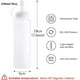 thumbnail image 2 of Botellas exprimibles para condimentos, 6 unidades, 8 oz, con tapa, transparentes, sin BPA, para mostaza, condimentos, ketchup, mostaza, mayonesa y aceite de oliva, 2 of 5