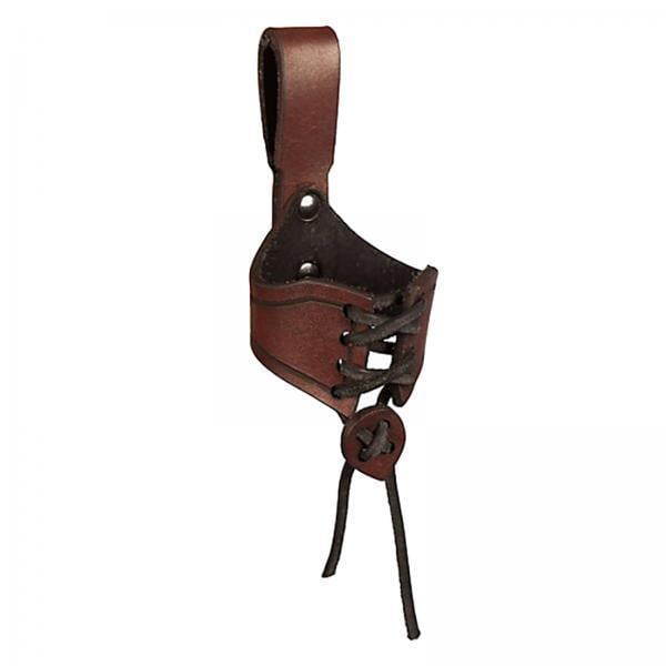 2x Estuche para Taza con Forma de Cuerno Cuerno de Buey Taza con Forma de Cuerno con Correa Cinturón para Cerveza Colgador para Jarra Accesorio para