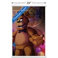 thumbnail image 3 of Five Nights at Freddy's - Pizzeria Art Wall Poster with Wooden Magnetic Frame, 22.375" x 34", 3 of 3