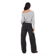 thumbnail image 5 of Forever 21 Women's Grey Slouchy Sweater, Off-Shoulder Design Star Print for Cozy Fall Layering, XS, 5 of 6
