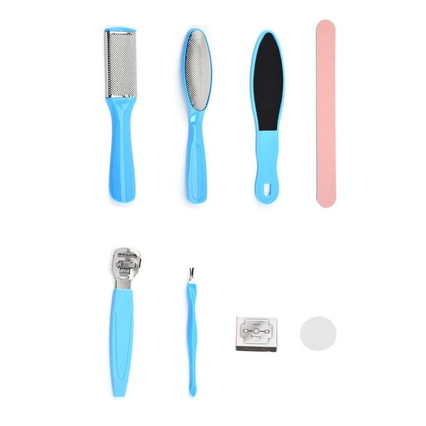 Juego de pedicura 8 en 1 para pies, juego de pedicura para pies, raspador para pies y removedor de callos, juego de eliminación de lados, el mejor cuidado de los pies Xemadio 2035725