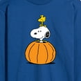 thumbnail image 3 of Peanuts - Snoopy Woodstock Pumpkin - Men's Long Sleeve T-Shirt, 3 of 6