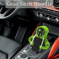 thumbnail image 3 of Car Gear Shift Hoodie, Universal Gear Shift Knob Cover, Hoodie For Car Shifter, Automotive Manual Interior Cute Gadgets, Car Interior Accessories And Decorations-Fluorescent green, 3 of 5