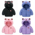 thumbnail image 5 of Toddler Boys Girls Jacket Down Windproof Warm Winter Cartoon Hooded Coats 1-5 Years, 5 of 5