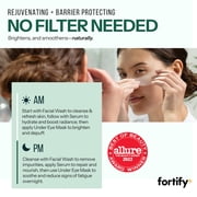 Fortify Skincare Under Eye Patches with Caffeine & Collagen – 3-in-1: Detox, Treat, Boost – Dermatologist Tested, Korean Skin Care – Depuffing Eye Pads for Wrinkles & Dark Circles – 5 Pairs