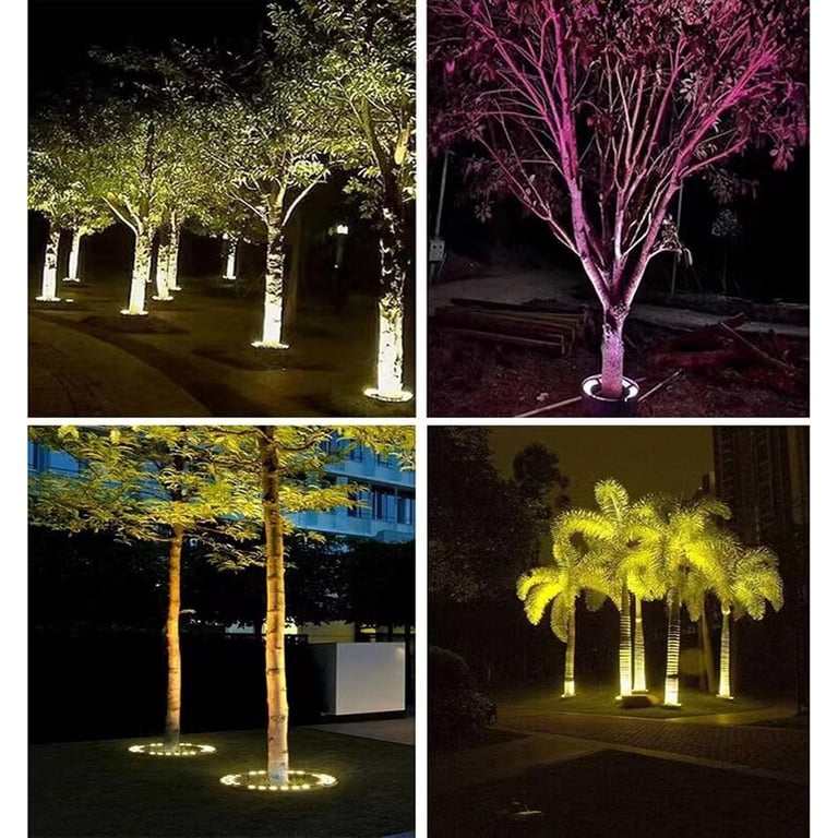 LED Tree-Hugging Ring Light - Outdoor Tree Light, IP65 Waterproof ...
