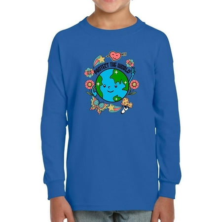 

Protect The World Quote Long Sleeve Toddler -Image by Shutterstock 3 Toddler