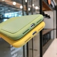 thumbnail image 4 of Color Wallet Phone Case Compatible with iPhone X / Xs, Simple Design, Handmade Purse Protective Business Case Hard Back Covers (Yellow, iPhone X/ Xs), 4 of 7