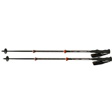 Goode Carbon Ski Poles - Komperdell C3 Carbon Powerlock Compact Trekking Poles