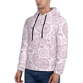 thumbnail image 2 of Hoodies for Men - Mauve Paisley Long Sleeve Comfrt Men'S Fashion Hoodies & Sweatshirts, Sweatshirts for Men Hoodies Pullover Clothing Clothes with Pouch, 2 of 7