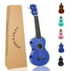 thumbnail image 1 of Ukelele soprano POMAIKAI para principiantes de 21 pulgadas con funda, color azul, 1 of 8