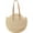C, variant on Straw Beach Bag with Zipper Large Woven Summer Boho Tote Handbag Rattan Wicker Purse for Shopping Summer Vacation