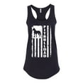 thumbnail image 2 of Pitbull Dad Dog Dag Funny Gift | Womens Dog Lover Jersey Racerback Tank Top, Black, Small, 2 of 4