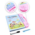 thumbnail image 2 of stanreset English Learning Machine Electronic Learning Study Book for Kids Pre-school Education Toy Pink, 2 of 6