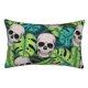thumbnail image 1 of Balery Skull and Palm Leaves Funda de Cojín Estampada, Regalos para Mujeres, Regalos de Amor para Ella, Regalos para Novia o Esposa, Funda de Almohada-16"x24", 1 of 6