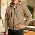 thumbnail image 2 of ZUBMGKTE Hoodies for Men Zip Up Hoodie Drawstring Casual Long Sleeve Pocket Hooded Sweatshirts, 2 of 7