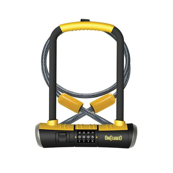 Onguard Bulldog 8012C Lock Og U 8012c Bulldog Dt Std Combo 5x9/10mmx4ftcbl