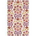 thumbnail image 5 of SAFAVIEH Suzani Selwyn Geometric Floral Wool Area Rug, Ivory/Rust, 5' x 8', 5 of 6