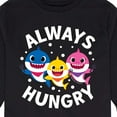 thumbnail image 3 of Baby Shark - Always Hungry - Toddler And Youth Long Sleeve Graphic T-Shirt, 3 of 6