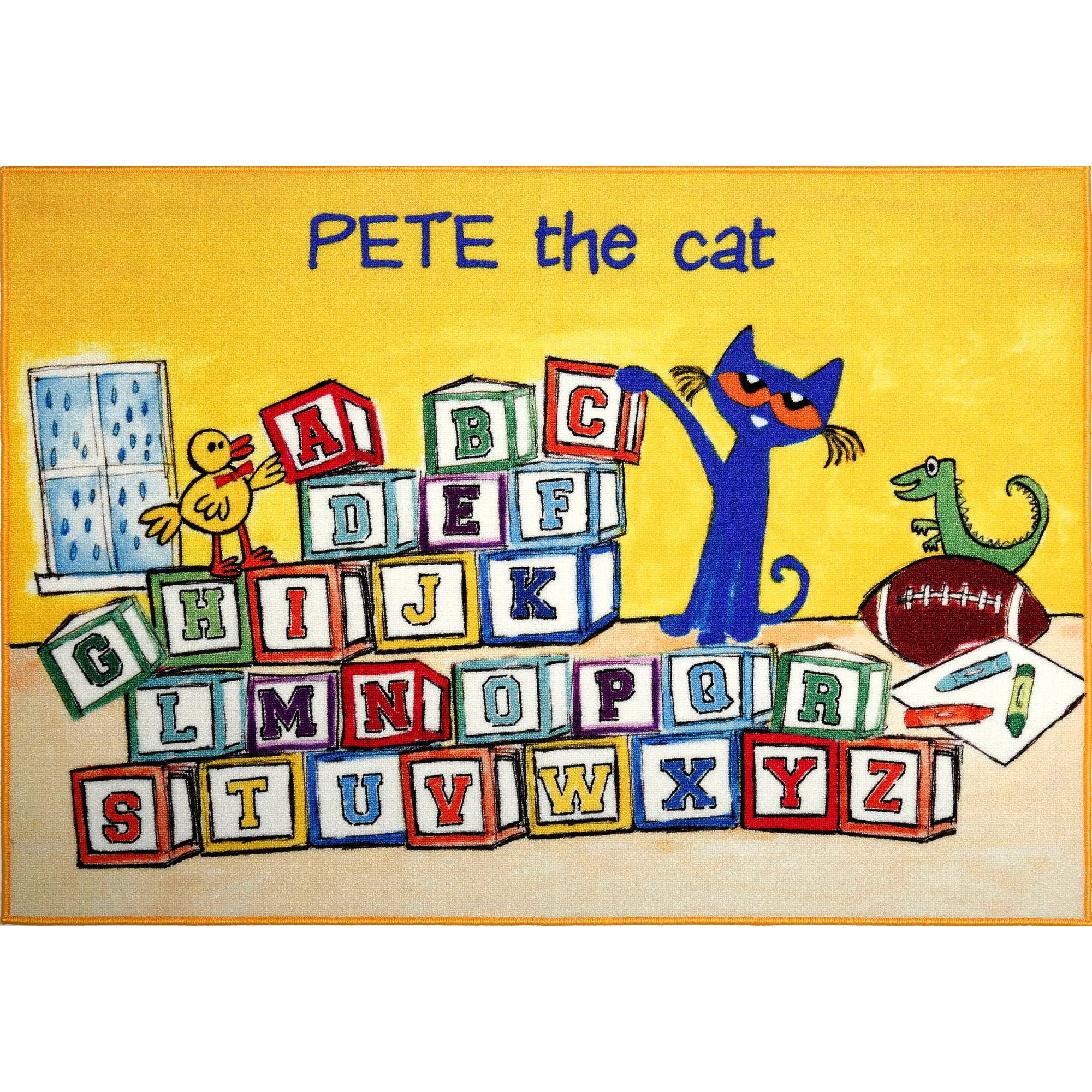 PETE THE CAT Elementary Kids Area Rug