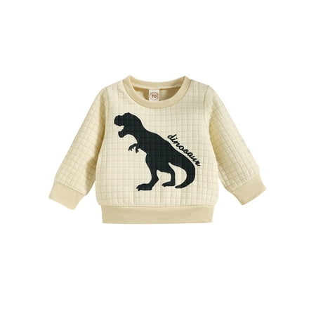 

Cute Toddler Baby Boy Dinosaur Pullovers Topss Sweatshirt Long Sleeve Warm Winter/Fall Hoodies Costume