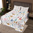 thumbnail image 2 of Erosebridal Kawaii Bear Coverlet Set Twin, Tree Plant Bedding Set, Cartoon Theme Decor, 2pcs, 2 of 5