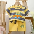 thumbnail image 2 of Qopobobo Baby Boy Summer Clothes Baby Boy Summer Outfits Henley Shirt Soft Pocket Short Sleeve Tops & Shorts Sets Infant Clothes Dark Gray,4-5 Years, 2 of 5