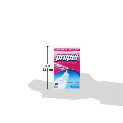 Gatorade Propel Raspberry Lemonade Water Beverage Mix, 0.2 Oz., 10 Count