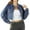 Blue, variant on adviicd Jean Jacket Women Women's Denim Jackets Button Up Long Sleeve Basic Trendy Jackets (Blue,M)