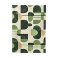 thumbnail image 6 of Yayeee Tablecloths for Rectangular Tables 54 x 72 inch Party Table Cover, Green Circle, 6 of 6