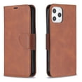 thumbnail image 6 of Allytech iPhone 12 Pro Max Case 6.7", PU Leather Slim Fit Magnetic Closure Hand Wrist Strap Shockproof Full Protection TPU Back Cover Shell Wallet Case for Apple iPhone 12 Pro Max, Brown, 6 of 6