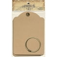 thumbnail image 2 of Graphic 45 G4501123 Agrafes Kraft Album Tag Régulier, 5.75 par 3.875", 2 of 3