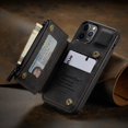 thumbnail image 3 of Suitable for New iPhone13 Mini 13pro 13pro max Mobile Phone case AntiIBAOLE Theft Brush Mobile Phone Holster MultiIBAOLE Function Mobile Phone Frosted Leather case (Black, iPhone13Pro Max（6.7）), 3 of 7