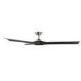 thumbnail image 4 of Torque Indoor and Outdoor 3-Blade 70in Smart Ceiling Fan in Brushed Nickel Ebony with Remote Control, 4 of 5