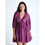 Women's and Women's Plus Mini Raglan Dress, Sizes XS-4X