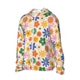 thumbnail image 2 of Haiem Groovy Daisy Flowers UPF 50+ Fishing Shirts for Men Long Sleeve UV Sun Protection Hoodie Non-Mask Outdoor Hiking Shirts, 2 of 9